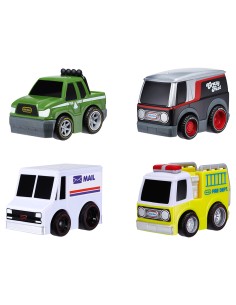 Crazy Fast Pull-Back Vehicles – 4 Models Toy Cars MGA659447 MGA | Futurartshop.com