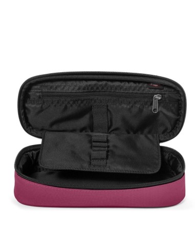 Astuccio Oval Single Wine Burgundy Bordeaux Scuola EASEK0007176S1 Eastpak | Futurartshop.com