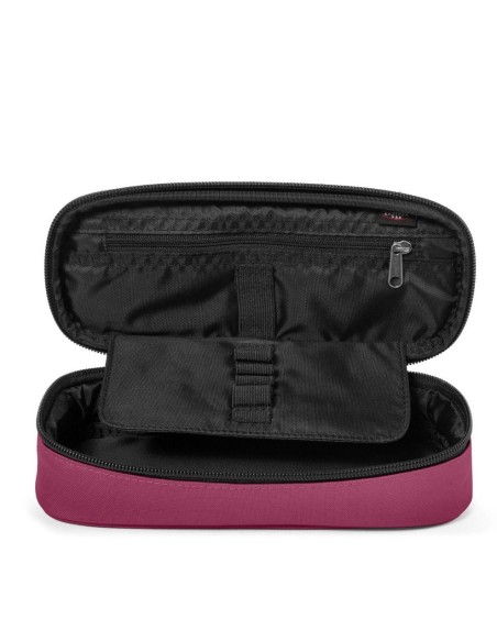 Oval Single Pencil Case Wine Burgundy Stationery EASEK0007176S1 Eastpak | Futurartshop.com