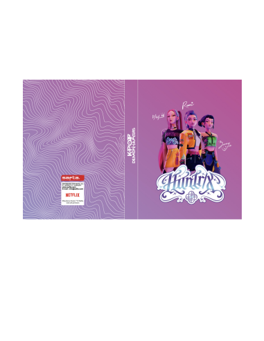 K-Pop Demon Hunters School Diary Huntrix Soft Cover 3D SAF5326113803 Safta | Futurartshop.com