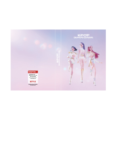 K-Pop Demon Hunters School Diary Pink Soft Cover SAF5326114737 Safta | Futurartshop.com