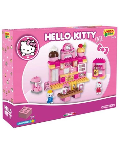 Costruzioni Cucina Hello Kitty Caffè UnicoPlus 82 Pezzi 2+ AND8695-00HK Androni | Futurartshop.com