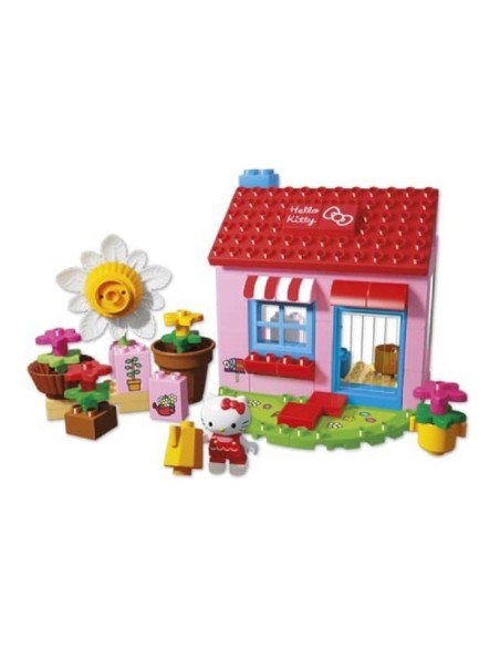 Costruzioni La Casa di Hello Kitty UnicoPlus 75 Pezzi 2-5 Anni AND8696-00HK Androni | Futurartshop.com