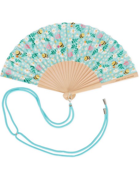 Bee Green Folding Fan LEGFFAN0005 Legami Milano | Futurartshop.com