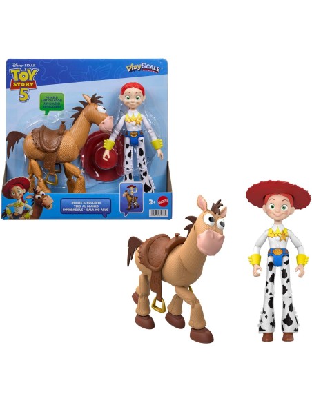 Action Figure Toy Story 5 Jessie e Bullseye Set 2pz – Disney Pixar AGRJKV21 Mattel | Futurartshop.com