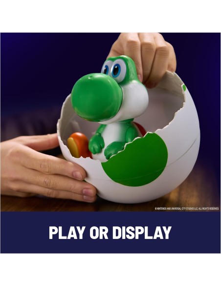 Super Mario Galaxy Movie Hatchin' Yoshi Interactive Figure with Egg SPI607664 Spin master | Futurartshop.com