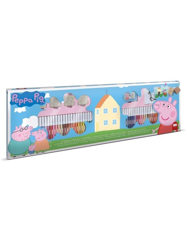 Peppa Pig - Box with 60 markers, and...