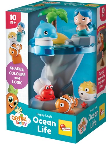 Gioco Logica Carotina Ocean Life – Animali Marini Baby LIS117703 Lisciani | Futurartshop.com