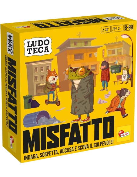 Gioco Investigativo Misfatto – Ludoteca Pocket 2 Giocatori LIS118106 Lisciani | Futurartshop.com