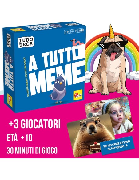 Gioco di Carte A Tutto Meme Ludoteca Pocket – Party Game LIS110506 Lisciani | Futurartshop.com
