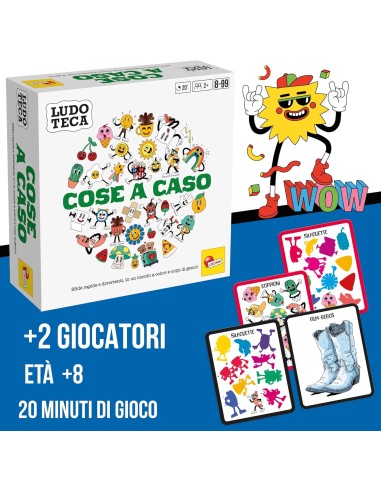 Gioco Logica e Rapidità Cose a Caso – Ludoteca Pocket 8+ LIS118113 Lisciani | Futurartshop.com