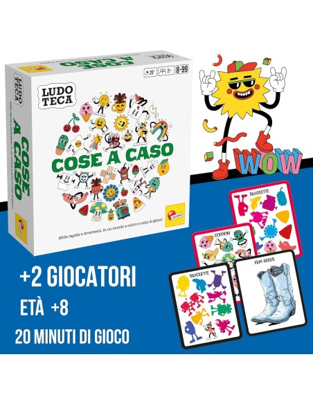 Gioco Logica e Rapidità Cose a Caso – Ludoteca Pocket 8+ LIS118113 Lisciani | Futurartshop.com