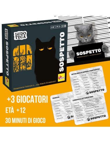 Gioco Bluff e Deduzione Sospetto – Ludoteca Pocket Party LIS111305 Lisciani | Futurartshop.com