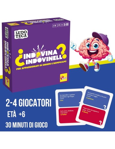 Gioco da Tavolo Ludoteca Pocket Indovina Indovinello LIS111275 Lisciani | Futurartshop.com