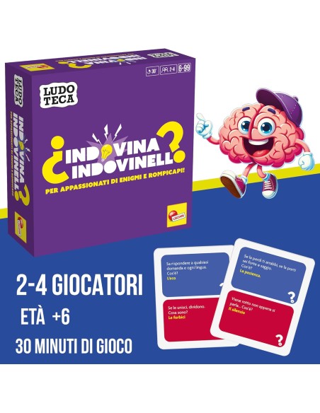 Gioco da Tavolo Ludoteca Pocket Indovina Indovinello LIS111275 Lisciani | Futurartshop.com