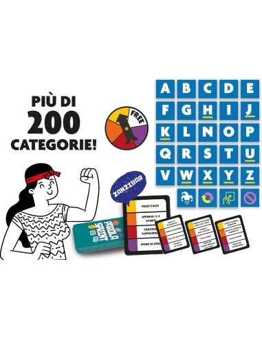 Gioco da Tavolo Ludoteca Pocket Parola Sprint Nomi Cose Città LIS111282 Lisciani | Futurartshop.com