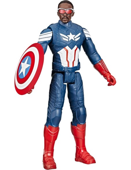 Personaggio Marvel Capitan American nwo Titan Hero AGRF92765L Hasbro | Futurartshop.com
