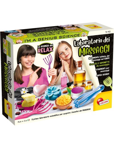 Kit Scientifico Massaggi Oli e Saponette I'm a Genius LIS110308 Lisciani | Futurartshop.com