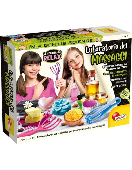 Kit Scientifico Massaggi Oli e Saponette I'm a Genius LIS110308 Lisciani | Futurartshop.com