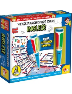 I'm a Genius Smart School English Learning Kit & Pen LIS113859 Lisciani | Futurartshop.com