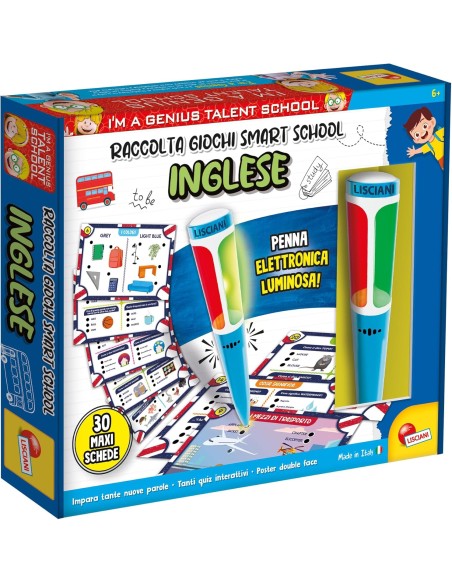 I'm A Genius - Raccolta Giochi Smart School Inglese LIS113859 Lisciani | Futurartshop.com