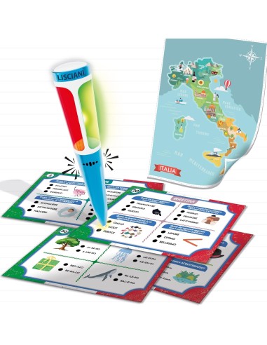 I'm a Genius Smart School Italian Learning Kit & Pen LIS113842 Lisciani | Futurartshop.com