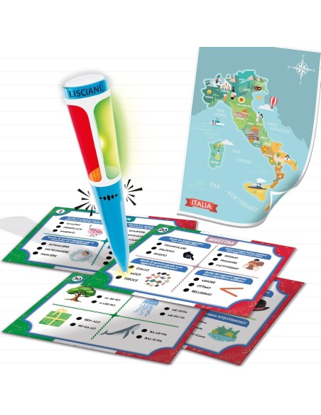 Gioco Educativo Italiano con Penna Elettronica Smart School LIS113842 Lisciani | Futurartshop.com