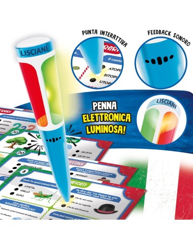Gioco Educativo Italiano con Penna Elettronica Smart School LIS113842 Lisciani | Futurartshop.com