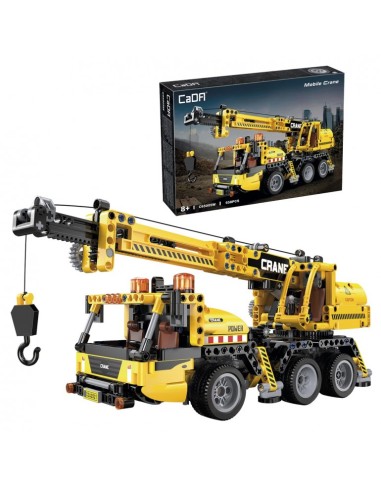Set Costruzioni Gru da Cantiere Mattoncini 658 Pezzi PROC65005W Cada | Futurartshop.com
