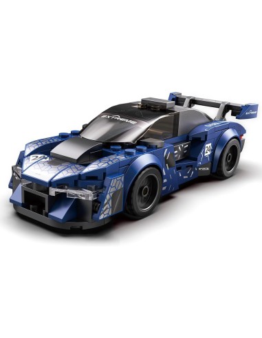 Night Flash Sports Car Building Set 164 Pieces PROC55051W Cada | Futurartshop.com