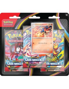 Blister Pokémon Megaevoluzione Caos Nascente 3 Buste ITA GCC GAMPK10401 The Pokémon Company | Futurartshop.com