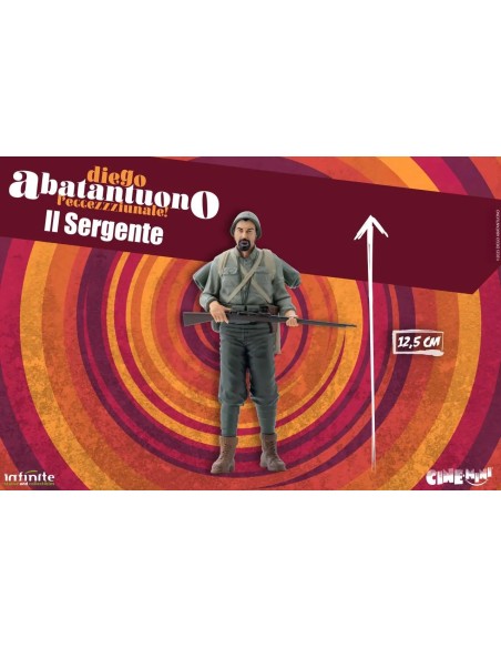 Diego Abatantuono Sergente Lorusso Mediterraneo PVC COS106533 infinite statue | Futurartshop.com