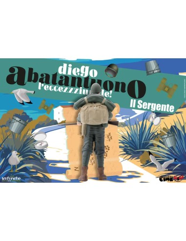 Statuetta Diego Abatantuono Sergente Lorusso Mediterraneo Cine-Mini COS106533 infinite statue | Futurartshop.com