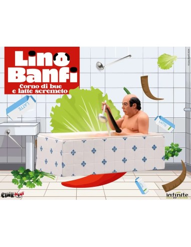 Lino Banfi Corno di Bue Latte Scremato Cinemini PVC COS101162 infinite statue | Futurartshop.com