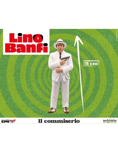 Statuetta Lino Banfi Il Commiserio Commissario Lo Gatto Cinemini PVC COS101160 infinite statue | Futurartshop.com