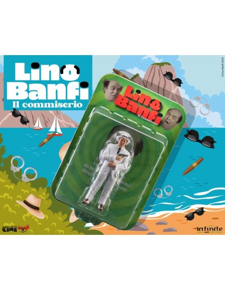 Statue Lino Banfi Il Commiserio Commissario Lo Gatto Cinemini COS101160 infinite statue | Futurartshop.com