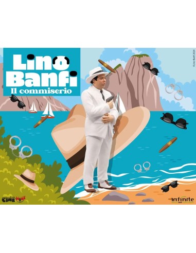 Statue Lino Banfi Il Commiserio Commissario Lo Gatto Cinemini COS101160 infinite statue | Futurartshop.com
