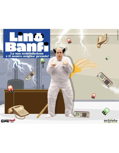 Statuetta Lino Banfi La Sua Soddisfazione Vieni Avanti Cretino PVC COS101161 infinite statue | Futurartshop.com