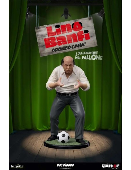 Statua Lino Banfi Oronzo Canà L'Allenatore nel Pallone Cine-Moni PVC COS110025 infinite statue | Futurartshop.com