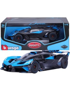 Modellino Auto Bugatti Bolide Blu 1:18 Diecast Hypercar BUR18-11047 Burago | Futurartshop.com