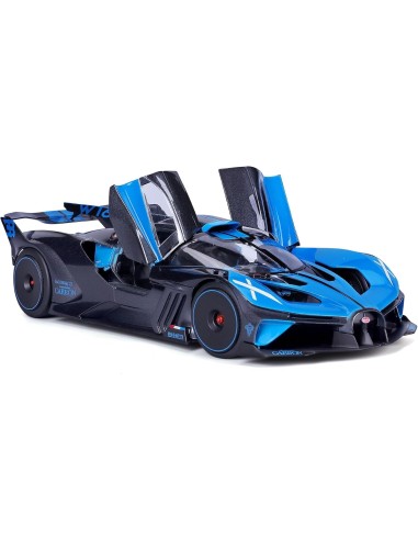 Modellino Auto Bugatti Bolide Blu 1:18 Diecast Hypercar BUR18-11047 Burago | Futurartshop.com