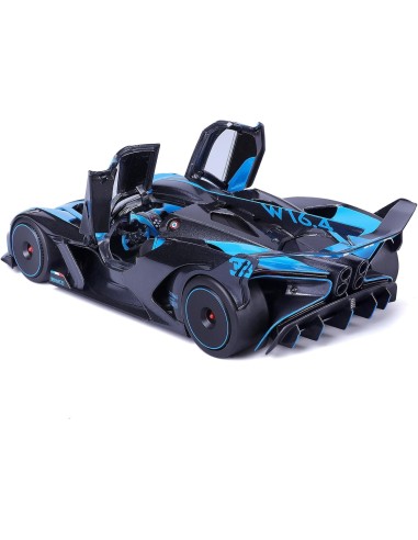 Bugatti Bolide Blue 1:18 Diecast Opening Doors Hypercar Model BUR18-11047 Burago | Futurartshop.com
