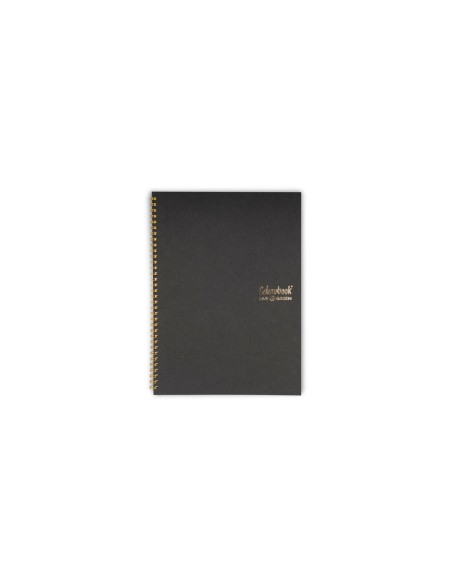A5 spiral notebook, anthracite, 5 mm squares, no margins LAGCOL24620 Colourbook | Futurartshop.com