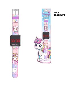 Unicorn LED Digital Watch for Kids Girls Silicone Strap CORX15568MC Coriex | Futurartshop.com