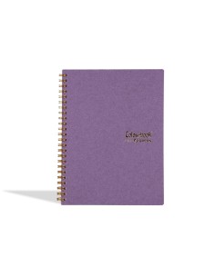 Quaderno a spirale A4 amethyste – Quadretti 5 millimetri senza margine LAGCOL24664 Colourbook | Futurartshop.com