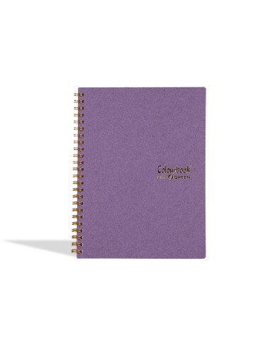 Amethyst A4 Spiral Notebook – 5mm Squares, No Margins LAGCOL24664 Colourbook | Futurartshop.com