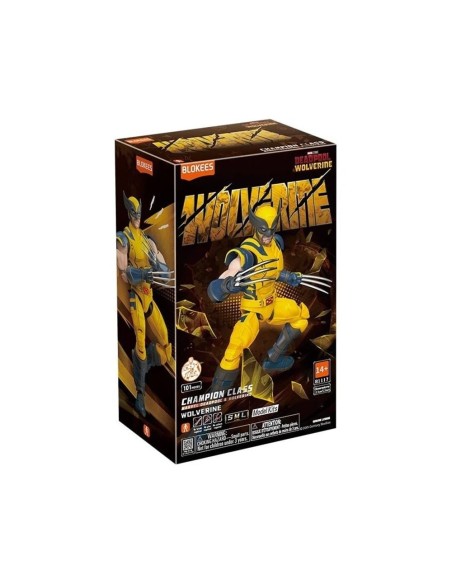Marvel Wolverine Model Kit, 101-Piece Articulated Figure CC05 PROBLK81117 Blokees | Futurartshop.com
