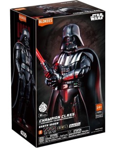Model Kit Darth Vader Star Wars, Snodabile con 2 Spade Laser PROBLK75801 Blokees | Futurartshop.com
