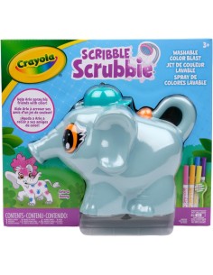 Scribble Scrubbie Color Blaster Elephant Airbrush with Pets CRA74-0003 Crayola | Futurartshop.com