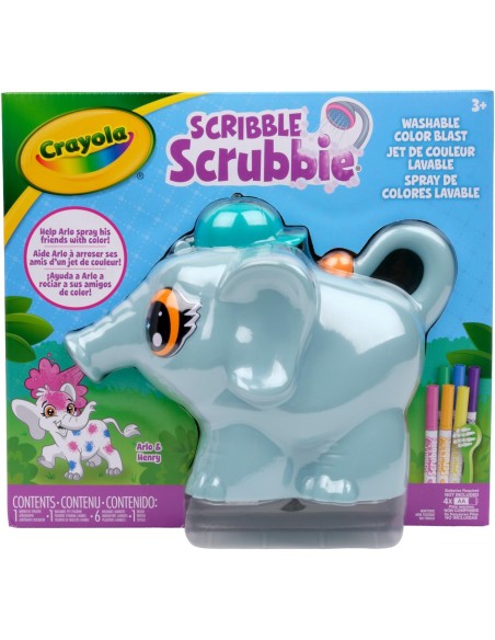 Scribble Scrubbie Color Blaster Elephant Airbrush with Pets CRA74-0003 Crayola | Futurartshop.com